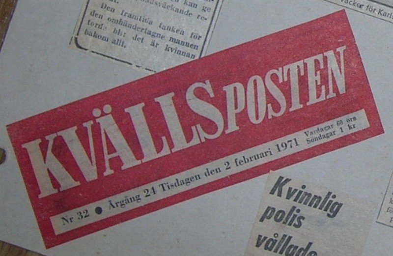 Kvällsposten 2 febr 1971